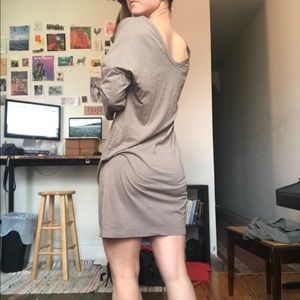 James Perse Low Back Tshirt Dress